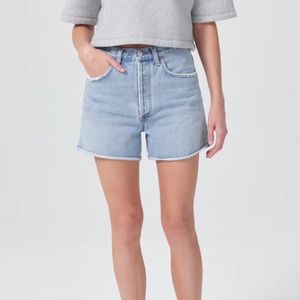 Agolde Dee High Rise Rolled Hem Short size 28